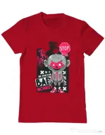 Tricou ADLER barbat Bad monkey Rosu