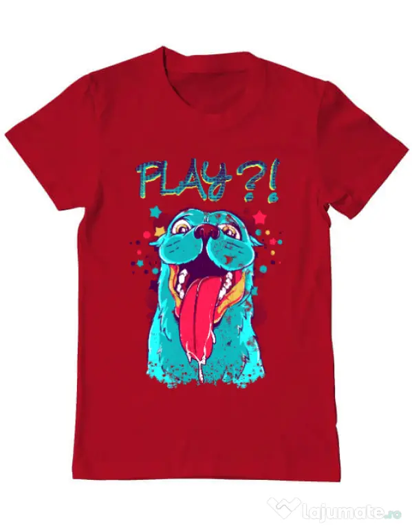 Tricou ADLER barbat Play Rosu
