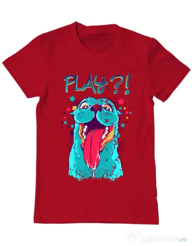 Tricou ADLER barbat Play Rosu