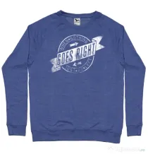 Bluza ADLER barbat When nothing goes right Albastru melanj