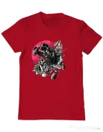 Tricou ADLER barbat Father attack Rosu
