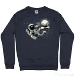 Bluza ADLER barbat Football kick Denim inchis