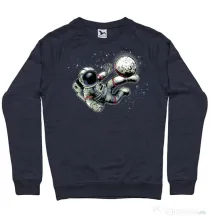 Bluza ADLER barbat Football kick Denim inchis