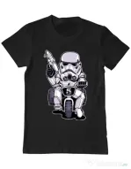 Tricou ADLER barbat Little tooper Negru