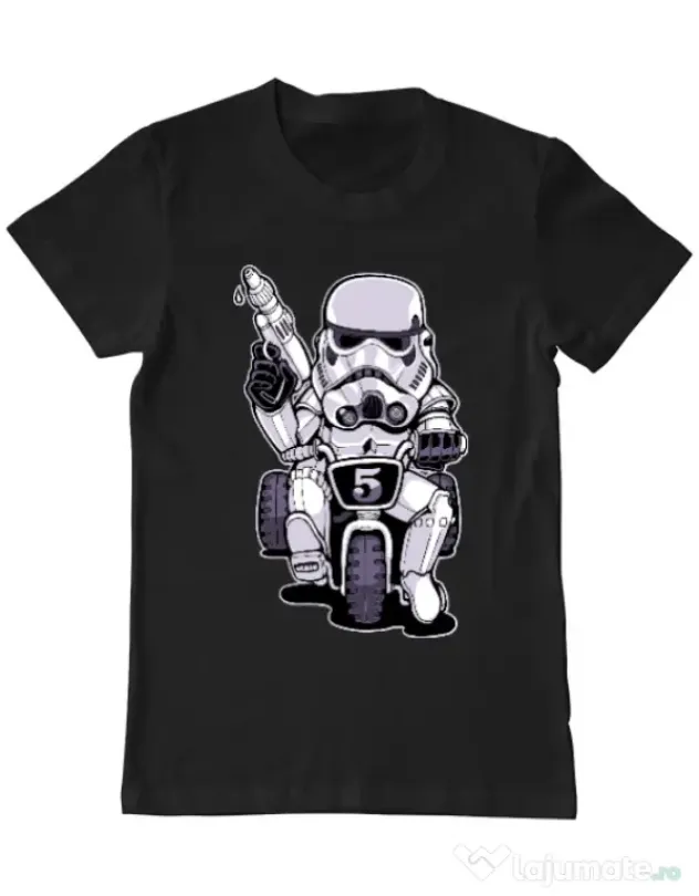 Tricou ADLER barbat Little tooper Negru