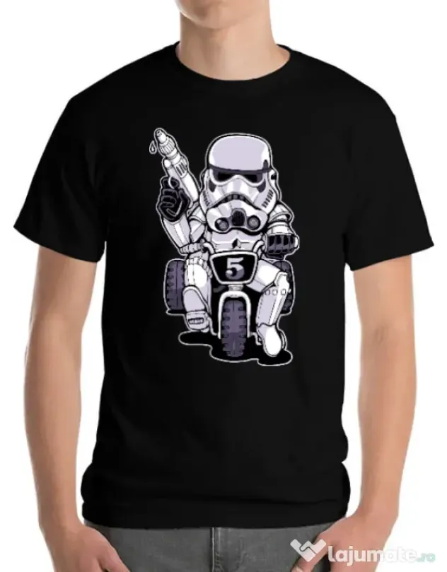 Tricou ADLER barbat Little tooper Negru