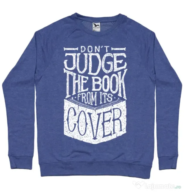 Bluza ADLER barbat Book cover Albastru melanj