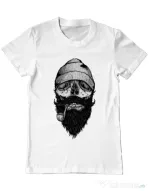 Tricou ADLER barbat Bone sailor Alb