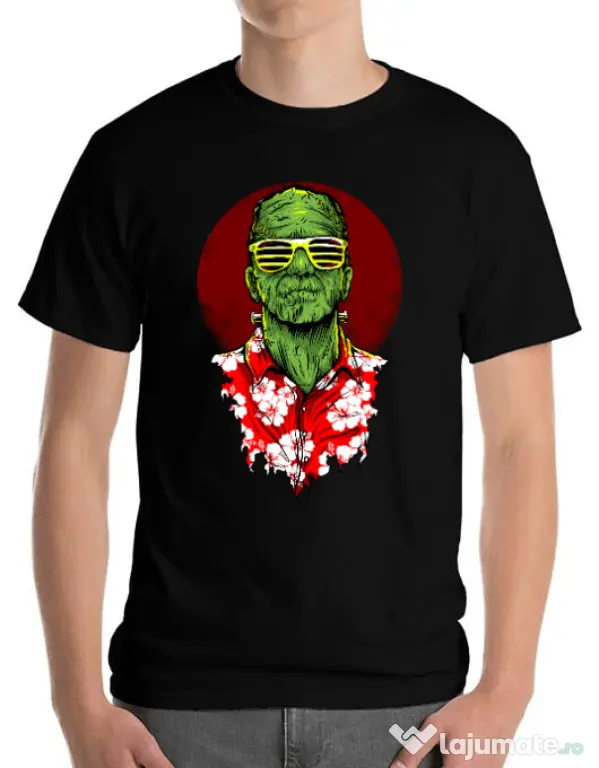 Tricou ADLER barbat Frank holiday Negru