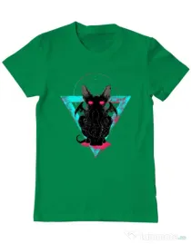 Tricou ADLER barbat Cathulhu Verde mediu