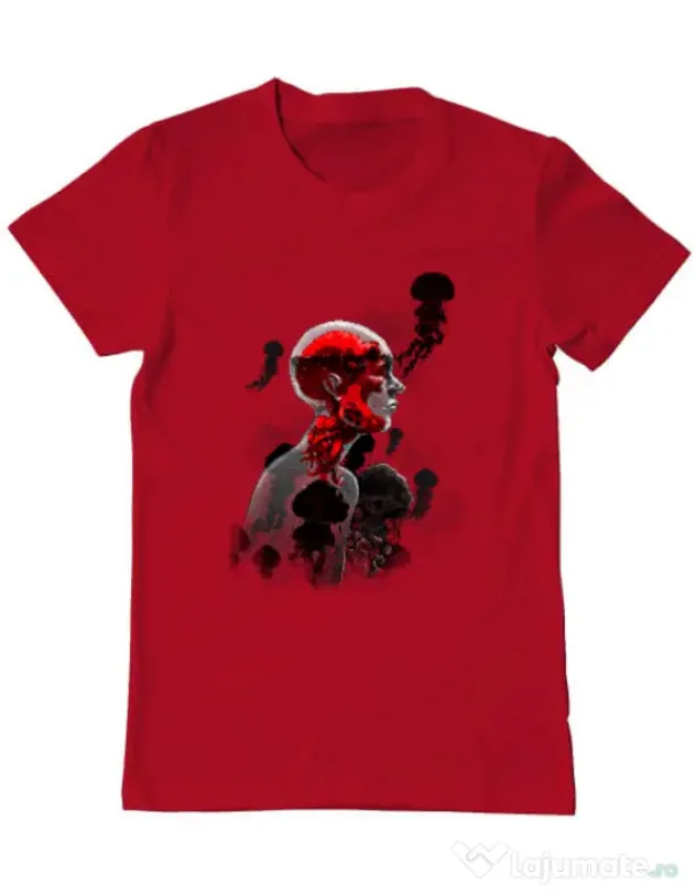 Tricou ADLER barbat Control Rosu