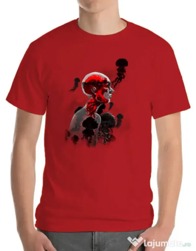 Tricou ADLER barbat Control Rosu