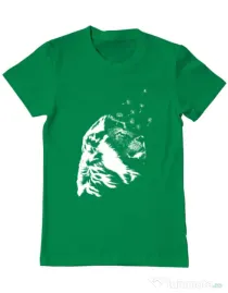 Tricou ADLER barbat Dande lion Verde mediu
