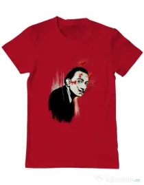 Tricou ADLER barbat Lift that moustache Rosu