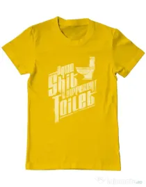 Tricou ADLER barbat Same shit Galben