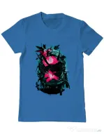 Tricou ADLER barbat The last of us Albastru azuriu