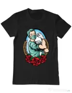 Tricou ADLER barbat Rockabilly Nurse Negru