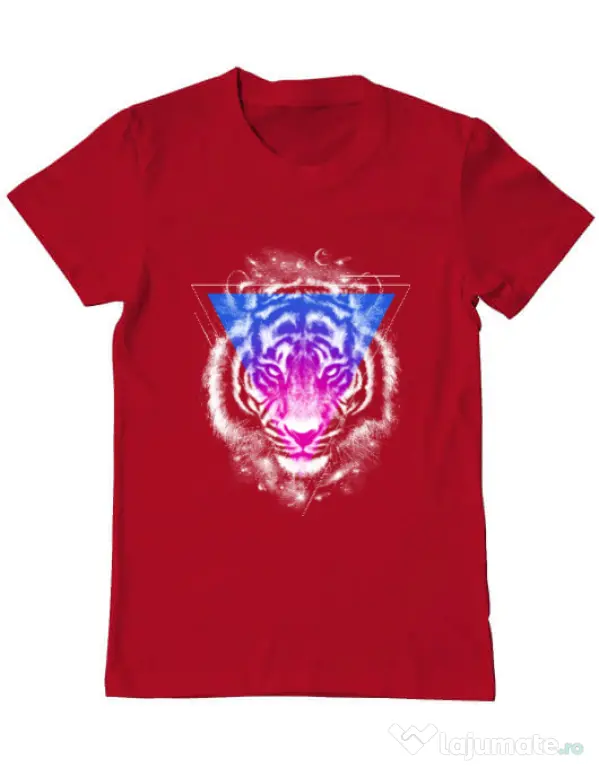 Tricou ADLER barbat Galactica Rosu