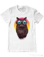 Tricou ADLER barbat Underwater punk Alb