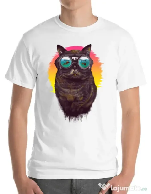 Tricou ADLER barbat Underwater punk Alb