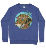 Bluza ADLER barbat Chill dog Albastru melanj