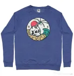 Bluza ADLER barbat Skull and beach Albastru melanj