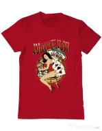 Tricou ADLER barbat The lucky is now Rosu