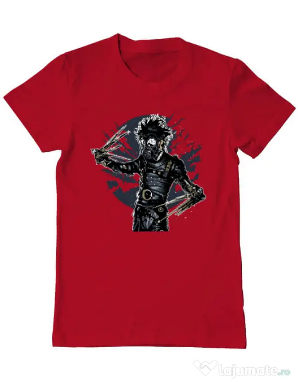 Tricou ADLER barbat Gas mask scissor Rosu