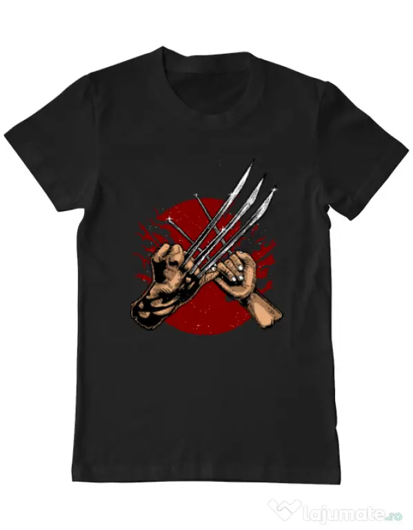 Tricou ADLER barbat Like father like daughter Negru