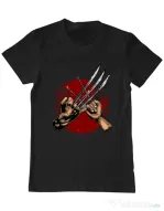 Tricou ADLER barbat Like father like daughter Negru