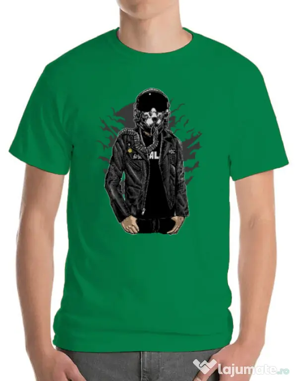 Tricou ADLER barbat Sky fighter Verde mediu