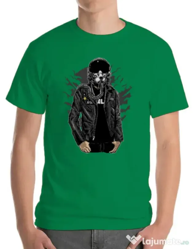Tricou ADLER barbat Sky fighter Verde mediu