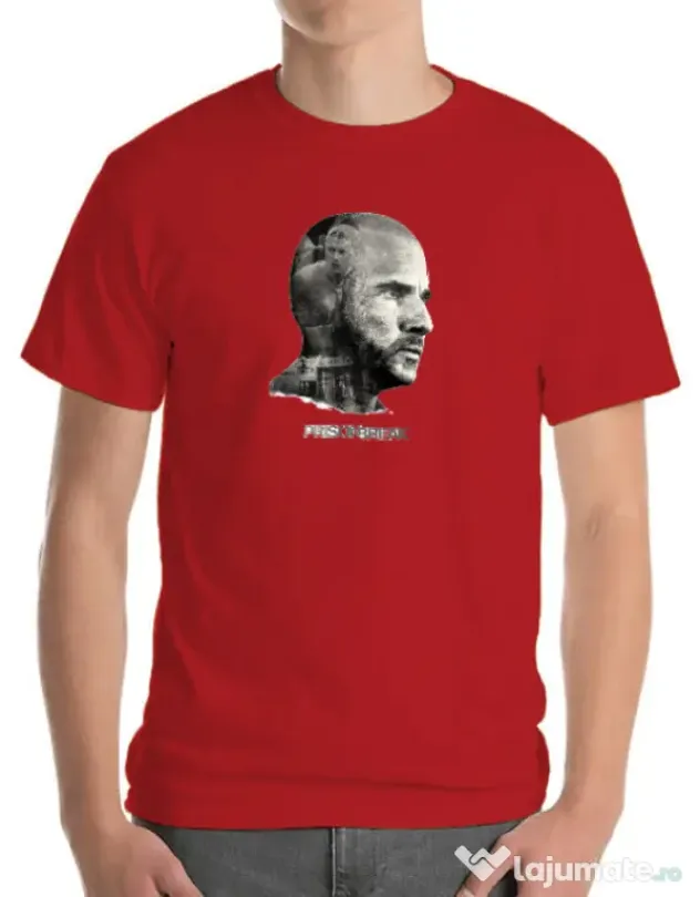 Tricou ADLER barbat Lincoln Rosu