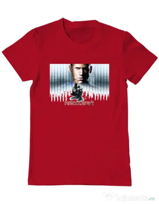 Tricou ADLER barbat Trapped Rosu