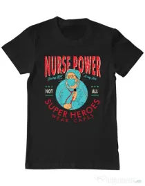 Tricou ADLER barbat Nurse power Negru