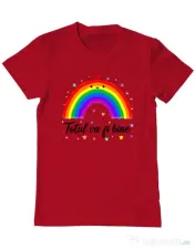 Tricou ADLER barbat Totul va fi bine Rosu