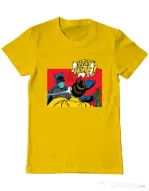 Tricou ADLER barbat Stay home Robin Galben