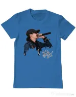 Tricou ADLER barbat Adi Morosanu FAMILIA Albastru azuriu