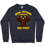 Bluza ADLER barbat Social distancing 2 Denim inchis