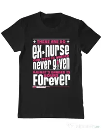 Tricou ADLER barbat Ex nurse Negru
