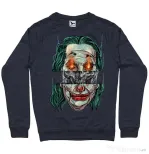 Bluza ADLER barbat Joker skull Denim inchis