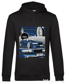 Hoodie barbat cu gluga E38 HTO Negru