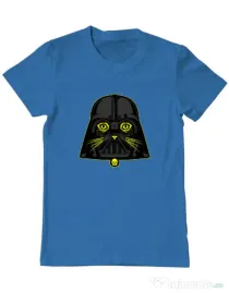 Tricou ADLER barbat Cat Vader Albastru azuriu