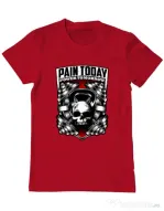 Tricou ADLER barbat Pain today power tomorrow Rosu