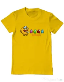 Tricou ADLER barbat Impostor detected Galben