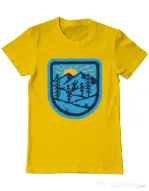 Tricou ADLER barbat Great nature Galben