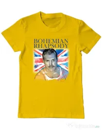 Tricou ADLER barbat Bohemian Rhapsody Galben