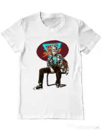 Tricou ADLER barbat Sanchez Alb