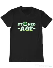 Tricou ADLER barbat Stoned age Negru