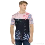 Tricou barbati all over Tropical Mood
